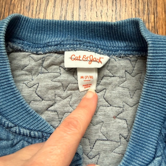 Cat & Jack Blue Star Patterned Jacket - Picture 2 of 2